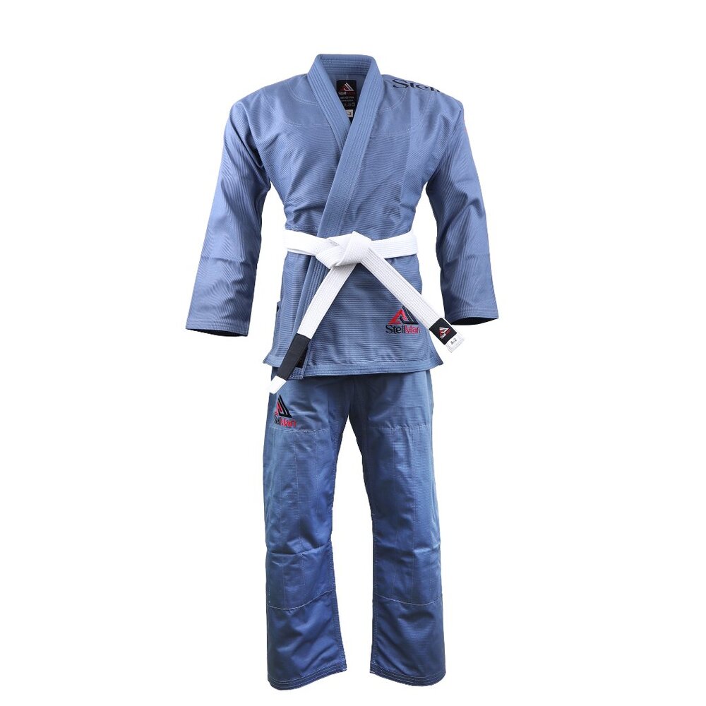 Stellman Core Grey Men BJJ Gi Brazilian Jiu Jitsu Training Athlete Competition